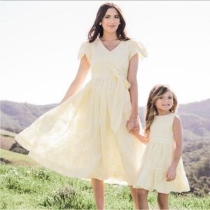 Rachel Parcell Yellow Gingham Dress